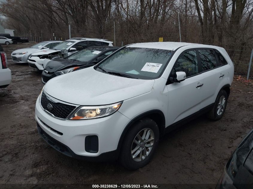 2015 Kia Sorento Lx VIN: 5XYKT3A64FG619174 Lot: 38238629