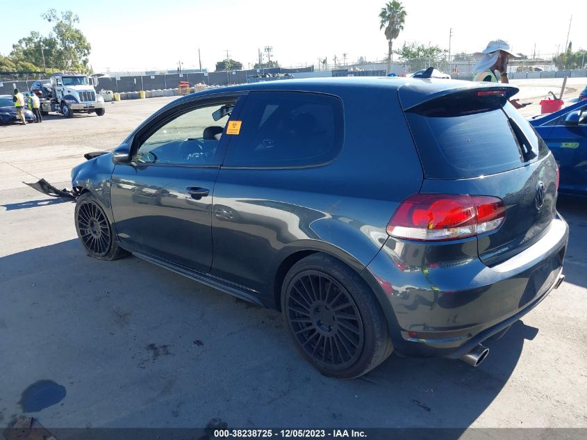 2013 Volkswagen Gti 2-Door VIN: WVWED7AJ6DW125016 Lot: 38238725