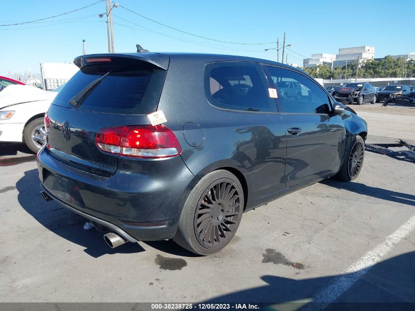 2013 Volkswagen Gti 2-Door VIN: WVWED7AJ6DW125016 Lot: 38238725