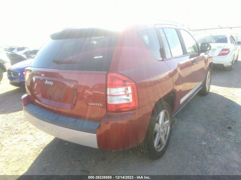 2009 Jeep Compass Limited VIN: 1J4FT57B39D184341 Lot: 38238855