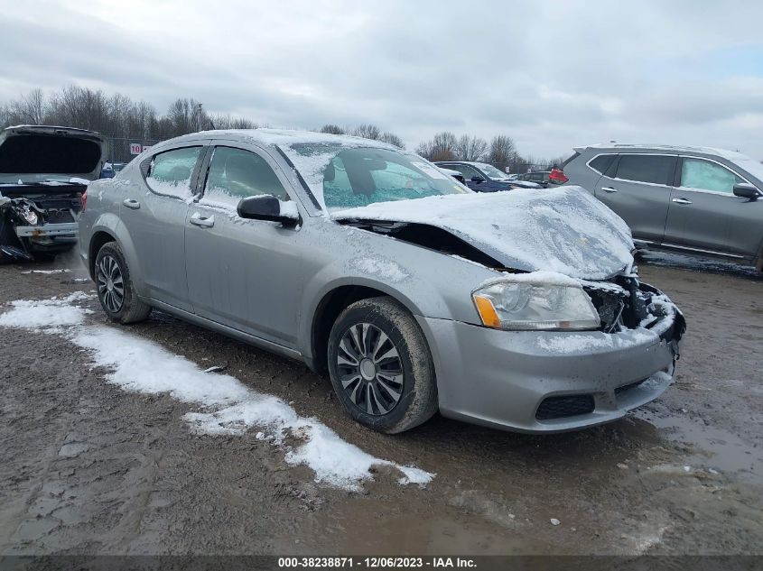 1C3CDZAB3EN127121 2014 Dodge Avenger Se