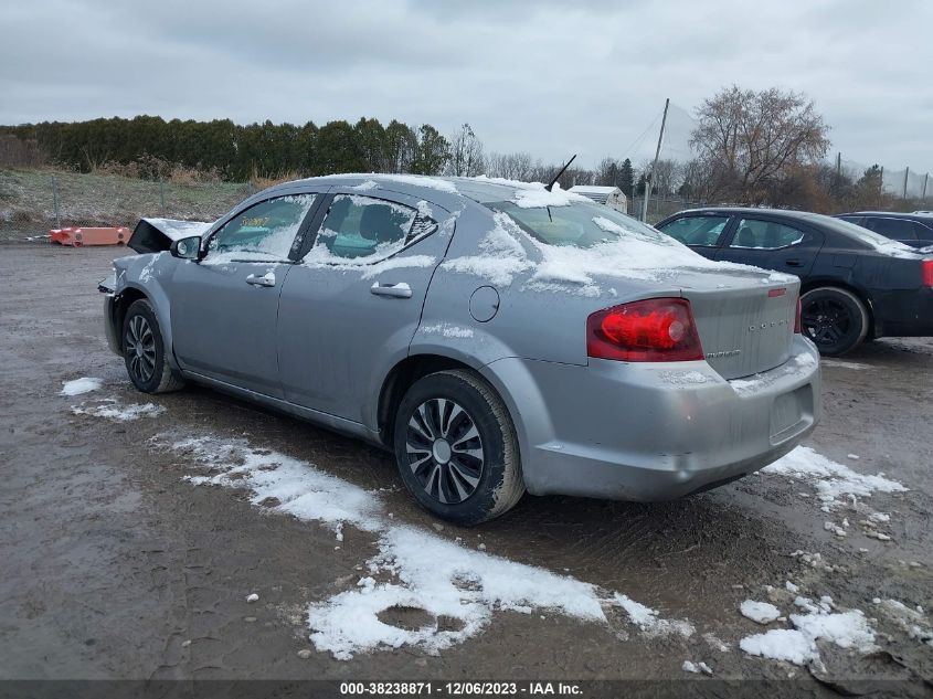 1C3CDZAB3EN127121 2014 Dodge Avenger Se