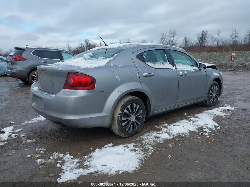 1C3CDZAB3EN127121 2014 Dodge Avenger Se