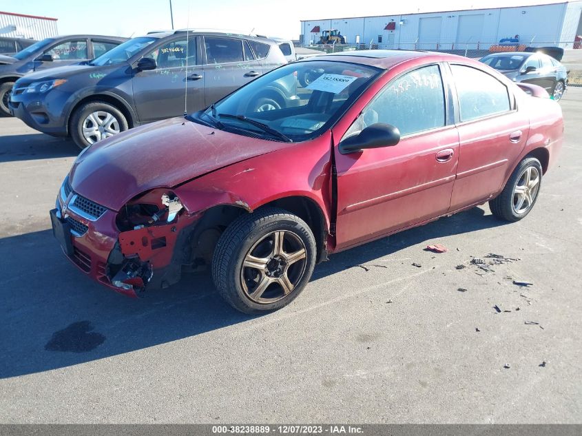2005 Dodge Neon Sxt VIN: 1B3AS56C85D117257 Lot: 38238889