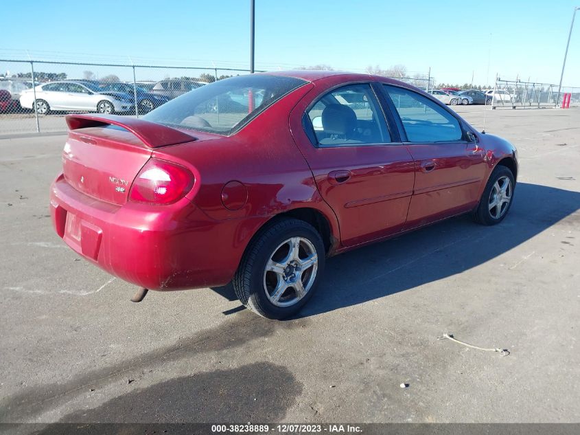 2005 Dodge Neon Sxt VIN: 1B3AS56C85D117257 Lot: 38238889