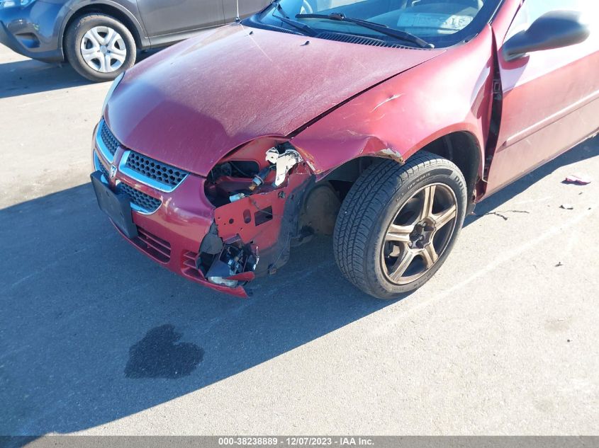 2005 Dodge Neon Sxt VIN: 1B3AS56C85D117257 Lot: 38238889