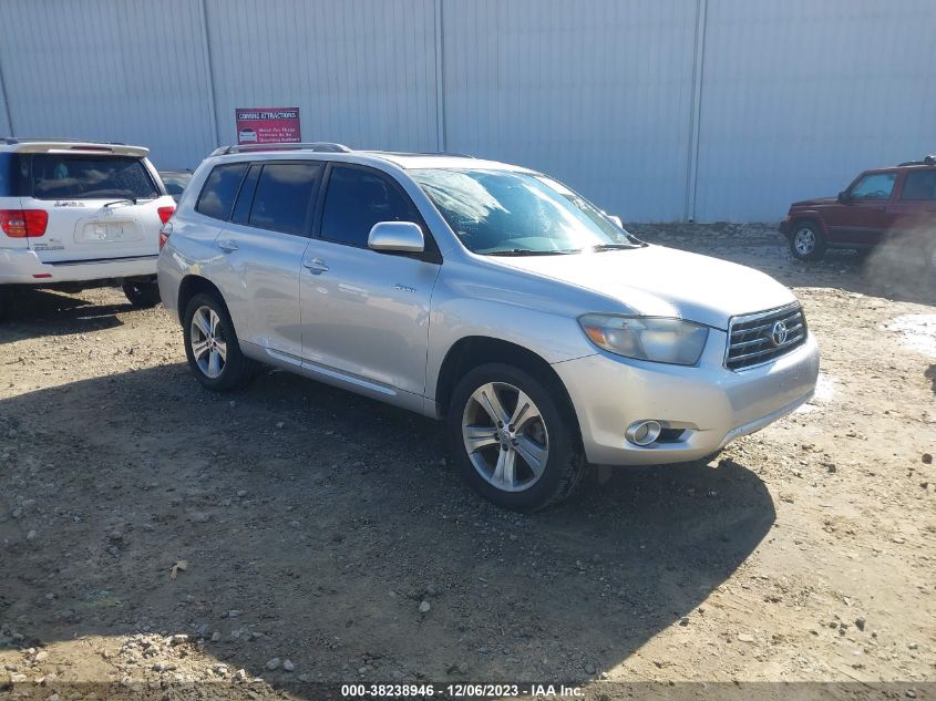 2010 Toyota Highlander Sport VIN: 5TDEK3EH9AS006183 Lot: 40816619