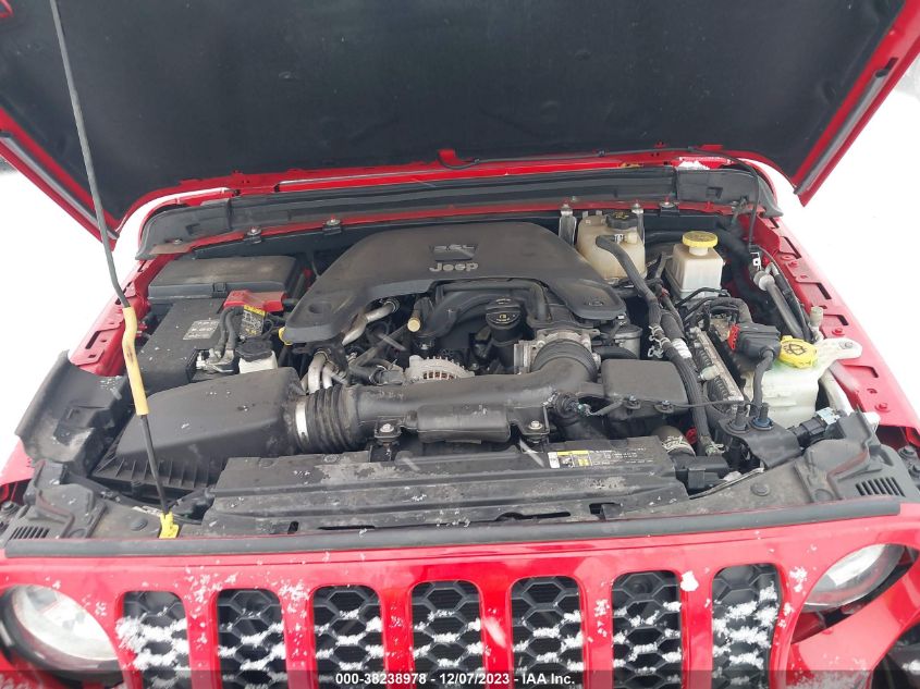 2020 Jeep Gladiator Sport S 4X4 VIN: 1C6HJTAG9LL124355 Lot: 38238978