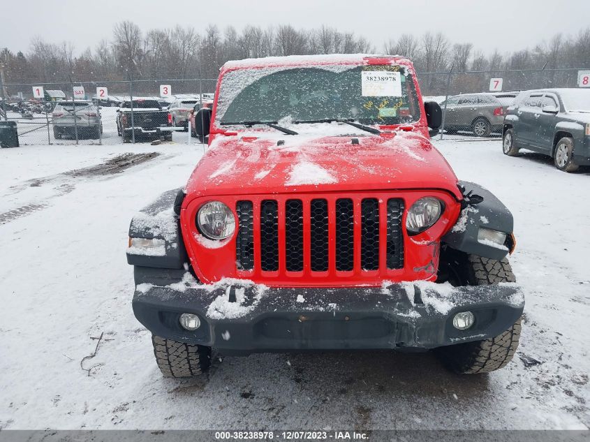 2020 Jeep Gladiator Sport S 4X4 VIN: 1C6HJTAG9LL124355 Lot: 38238978