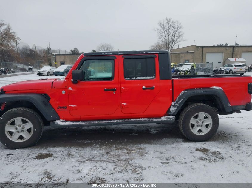 2020 Jeep Gladiator Sport S 4X4 VIN: 1C6HJTAG9LL124355 Lot: 38238978