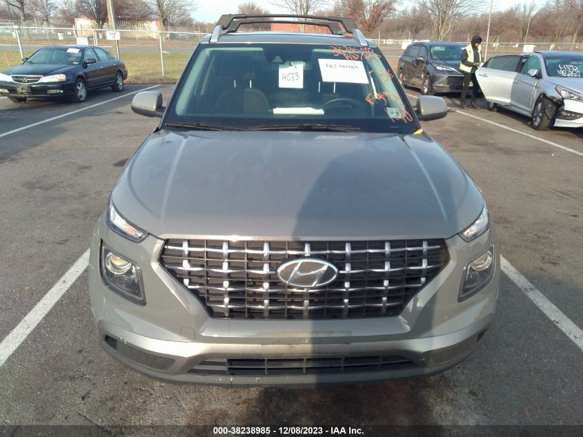2021 Hyundai Venue Sel VIN: KMHRC8A38MU100461 Lot: 38238985