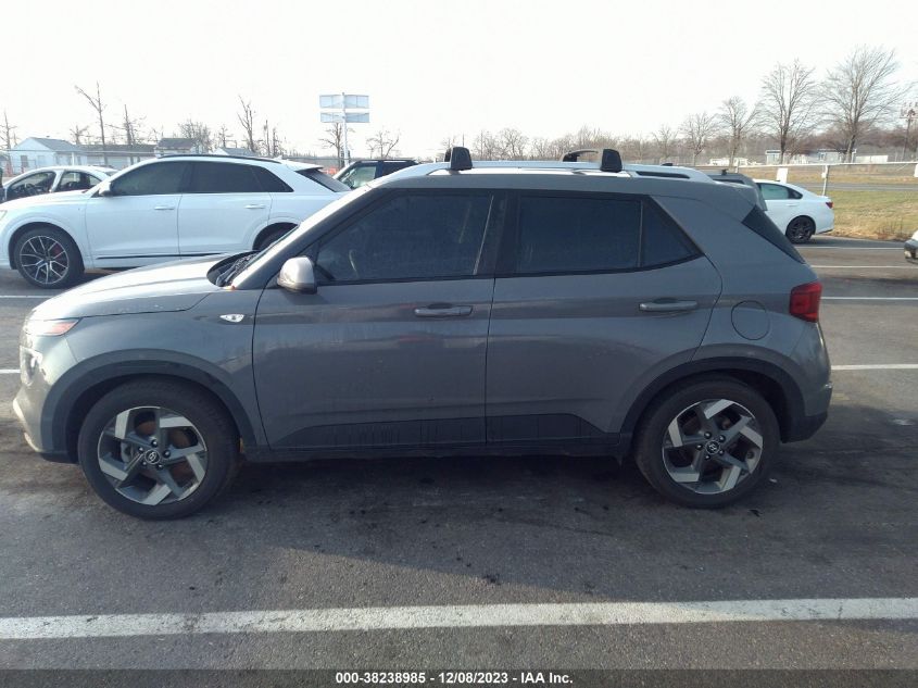 2021 Hyundai Venue Sel VIN: KMHRC8A38MU100461 Lot: 38238985