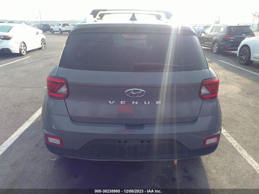 2021 Hyundai Venue Sel VIN: KMHRC8A38MU100461 Lot: 38238985