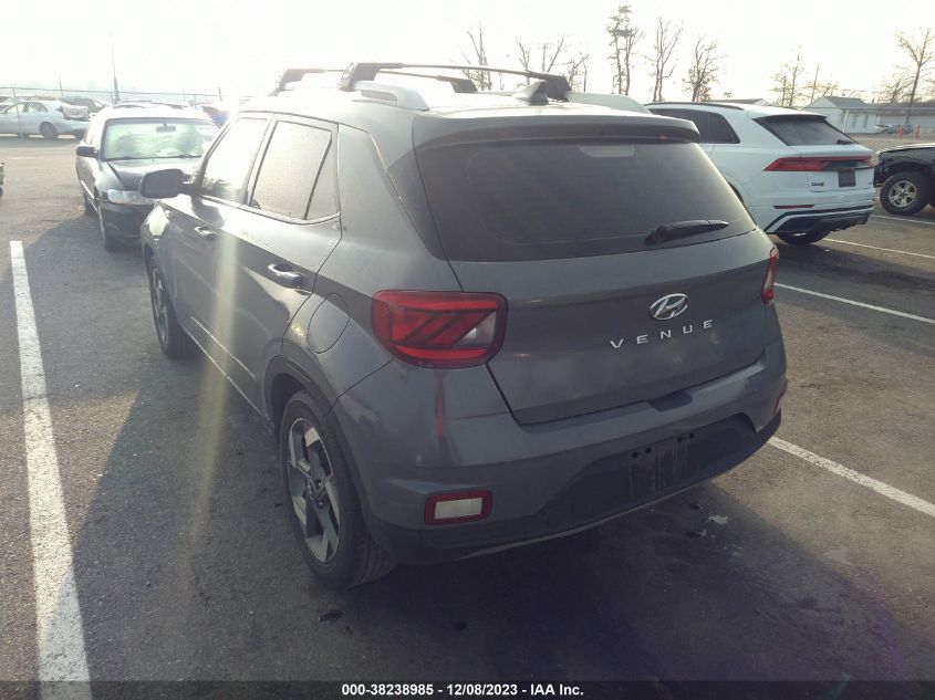 2021 Hyundai Venue Sel VIN: KMHRC8A38MU100461 Lot: 38238985