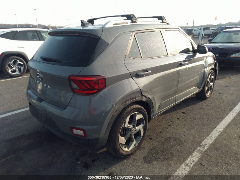 2021 Hyundai Venue Sel VIN: KMHRC8A38MU100461 Lot: 38238985