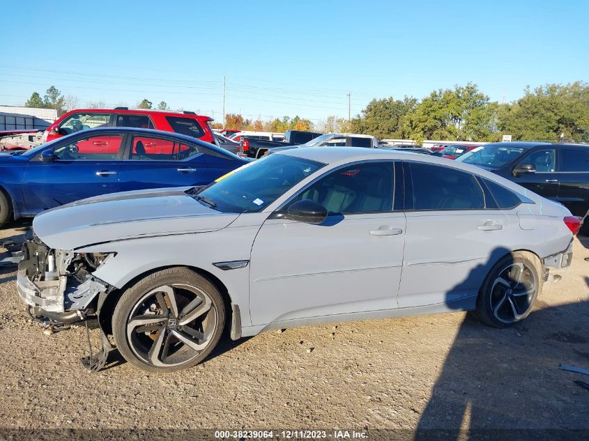 2022 Honda Accord Sport VIN: 1HGCV1F36NA100158 Lot: 38239064