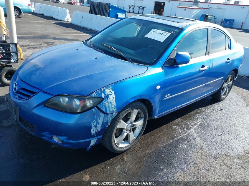 2004 Mazda Mazda3 S VIN: JM1BK123X41177980 Lot: 38239223