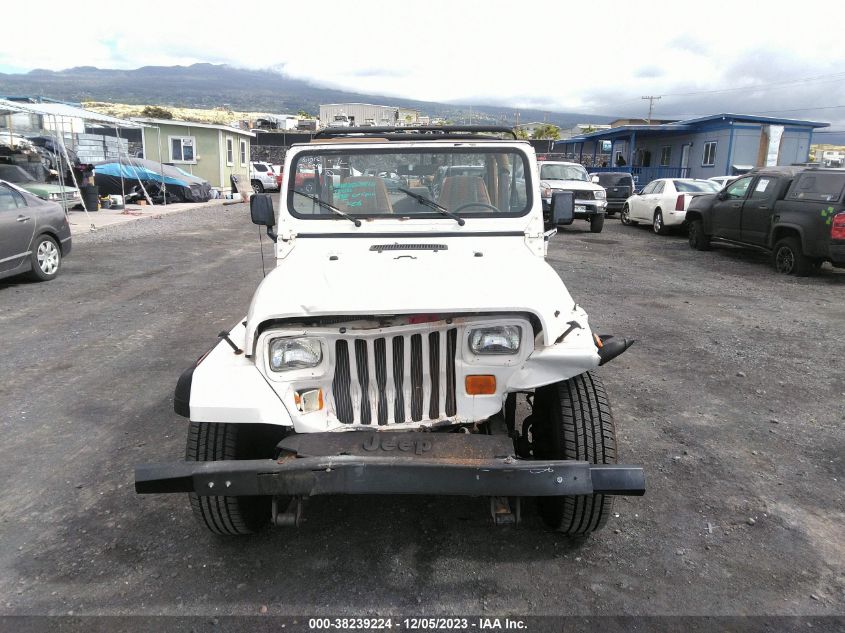 1995 Jeep Wrangler / Yj S/Rio Grande VIN: 1J4FY19P9SP291580 Lot: 38239224