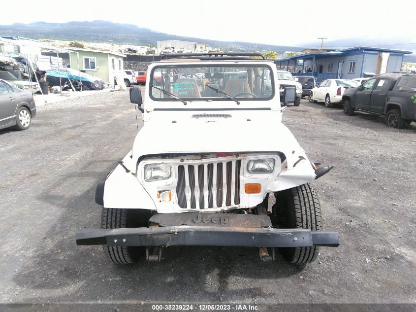 1995 Jeep Wrangler / Yj S/Rio Grande VIN: 1J4FY19P9SP291580 Lot: 38239224