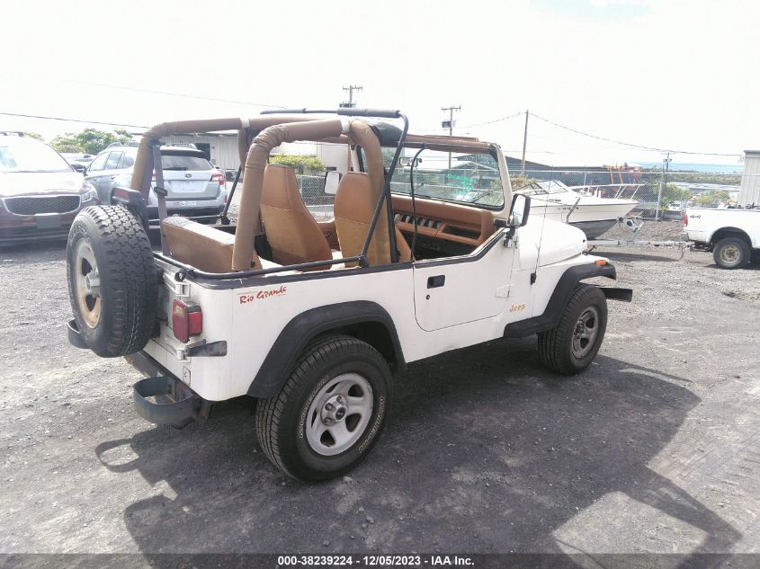 1995 Jeep Wrangler / Yj S/Rio Grande VIN: 1J4FY19P9SP291580 Lot: 38239224