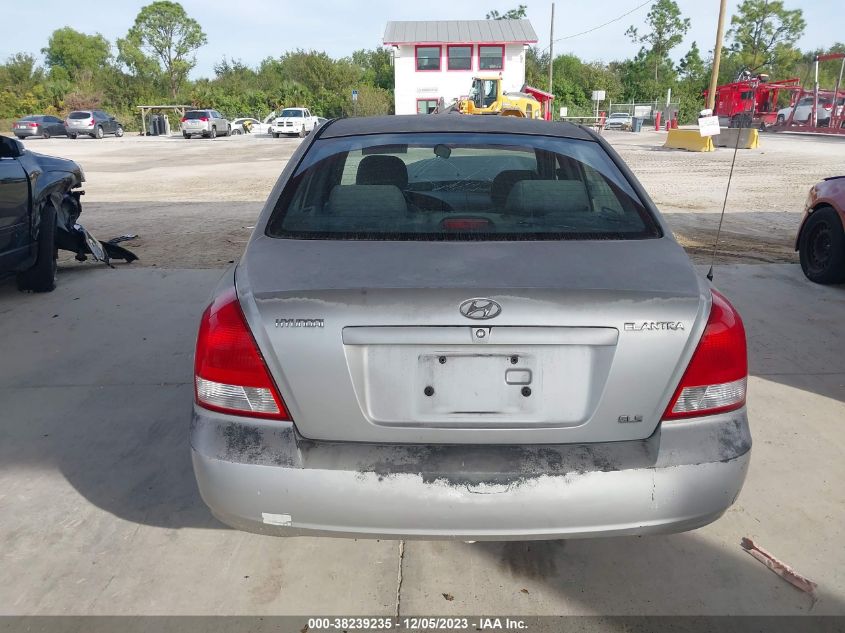 2001 Hyundai Elantra Gls VIN: KMHDN45D11U170363 Lot: 38239235