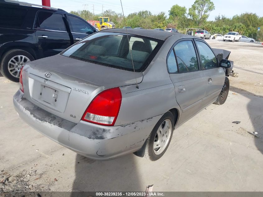 2001 Hyundai Elantra Gls VIN: KMHDN45D11U170363 Lot: 38239235