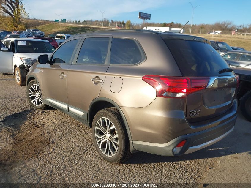 2016 Mitsubishi Outlander Sel/Se VIN: JA4AD3A3XGZ007864 Lot: 38239330