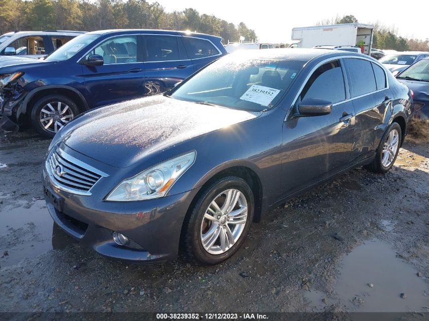 2013 Infiniti G37X VIN: JN1CV6AR1DM354822 Lot: 38239352