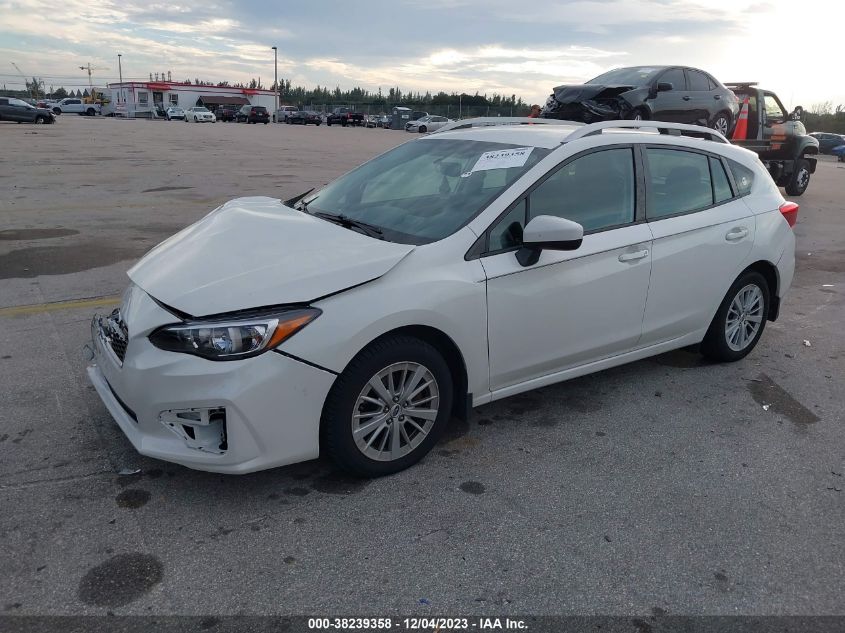 2017 Subaru Impreza 2.0I Premium VIN: 4S3GTAB68H3705717 Lot: 38239358