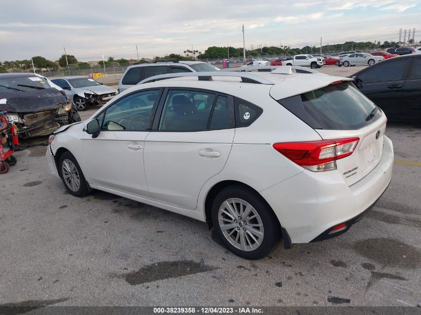 2017 Subaru Impreza 2.0I Premium VIN: 4S3GTAB68H3705717 Lot: 38239358