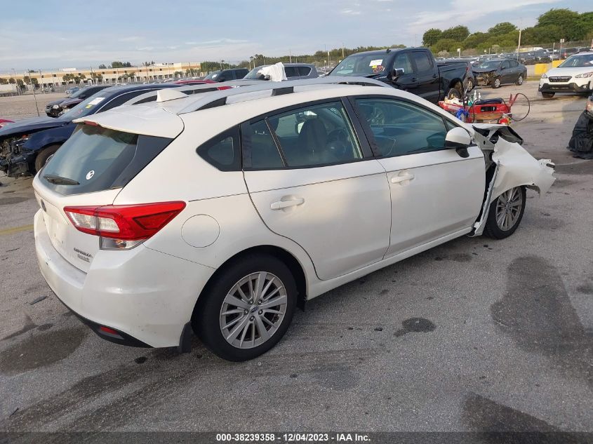 2017 Subaru Impreza 2.0I Premium VIN: 4S3GTAB68H3705717 Lot: 38239358