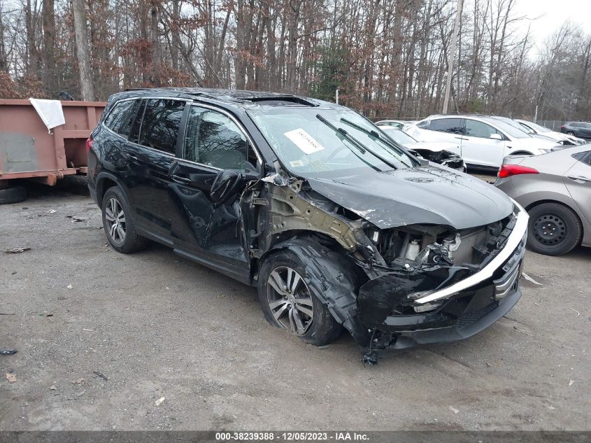 2018 Honda Pilot Ex-L VIN: 5FNYF6H56JB037867 Lot: 38239388