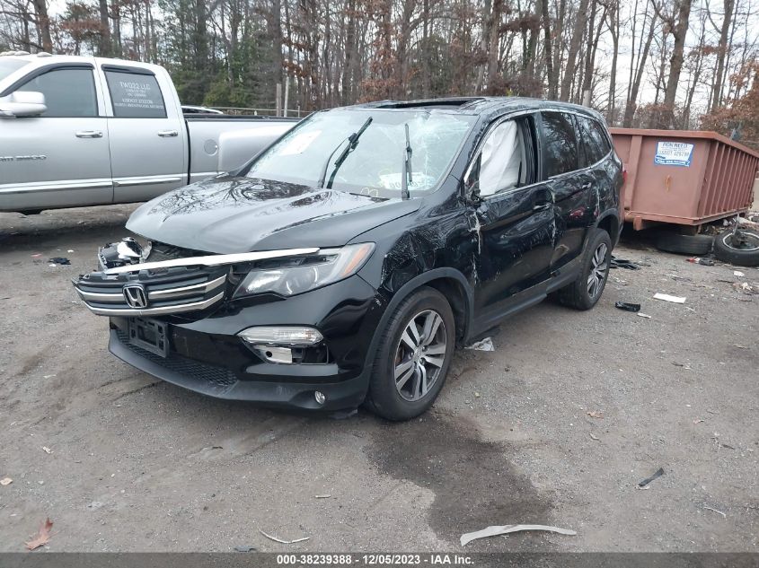 2018 Honda Pilot Ex-L VIN: 5FNYF6H56JB037867 Lot: 38239388