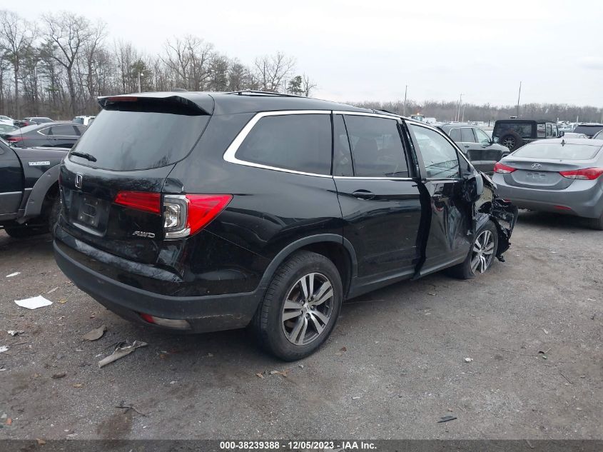 2018 Honda Pilot Ex-L VIN: 5FNYF6H56JB037867 Lot: 38239388