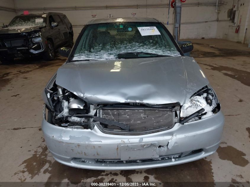 2001 Honda Civic Lx VIN: JHMES165X1S011049 Lot: 38239401