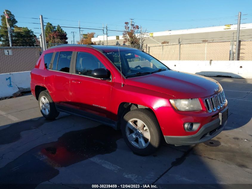 2014 Jeep Compass Sport VIN: 1C4NJCBA7ED727517 Lot: 38239459