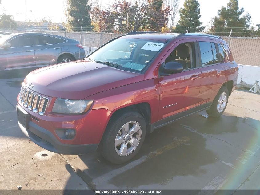 2014 Jeep Compass Sport VIN: 1C4NJCBA7ED727517 Lot: 38239459