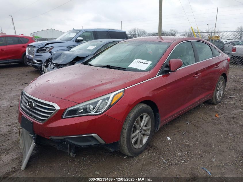 2016 Hyundai Sonata Se VIN: 5NPE24AF2GH283315 Lot: 38239469