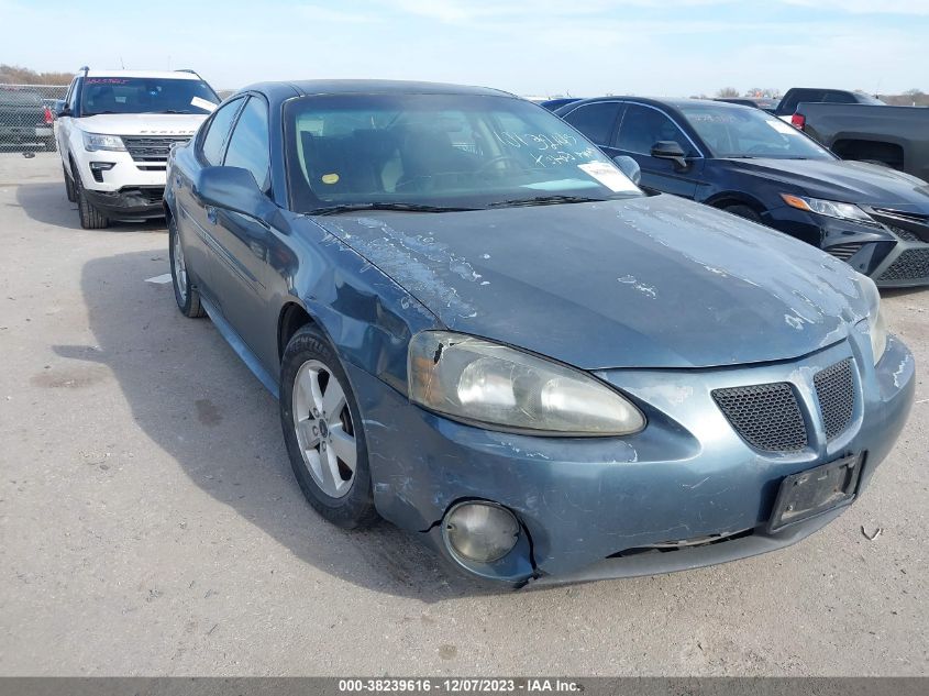 2006 Pontiac Grand Prix VIN: 2G2WP552X61198777 Lot: 38239616