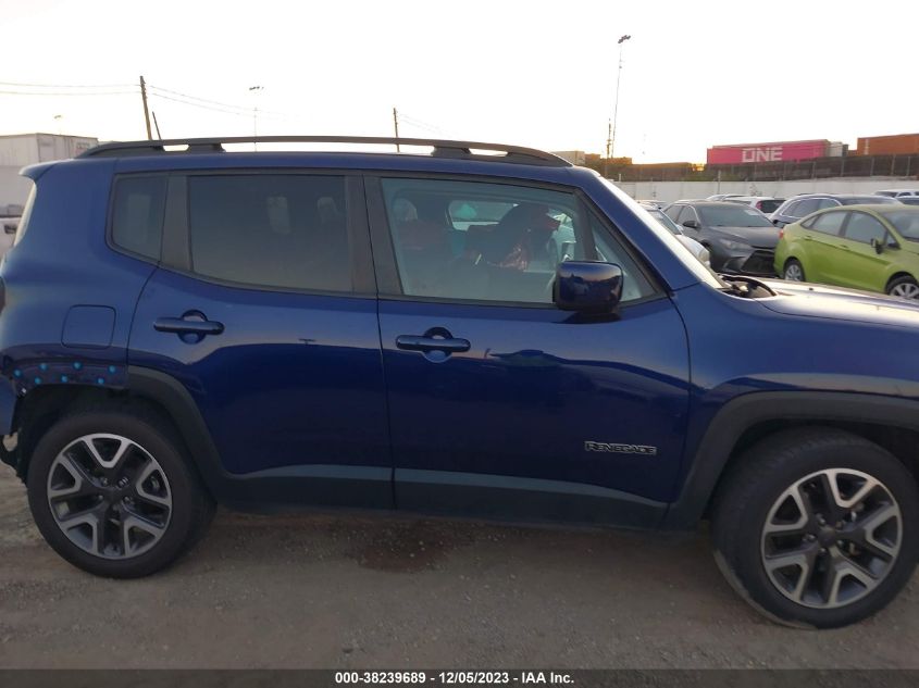 2018 Jeep Renegade Latitude Fwd VIN: ZACCJABB7JPG68310 Lot: 38239689