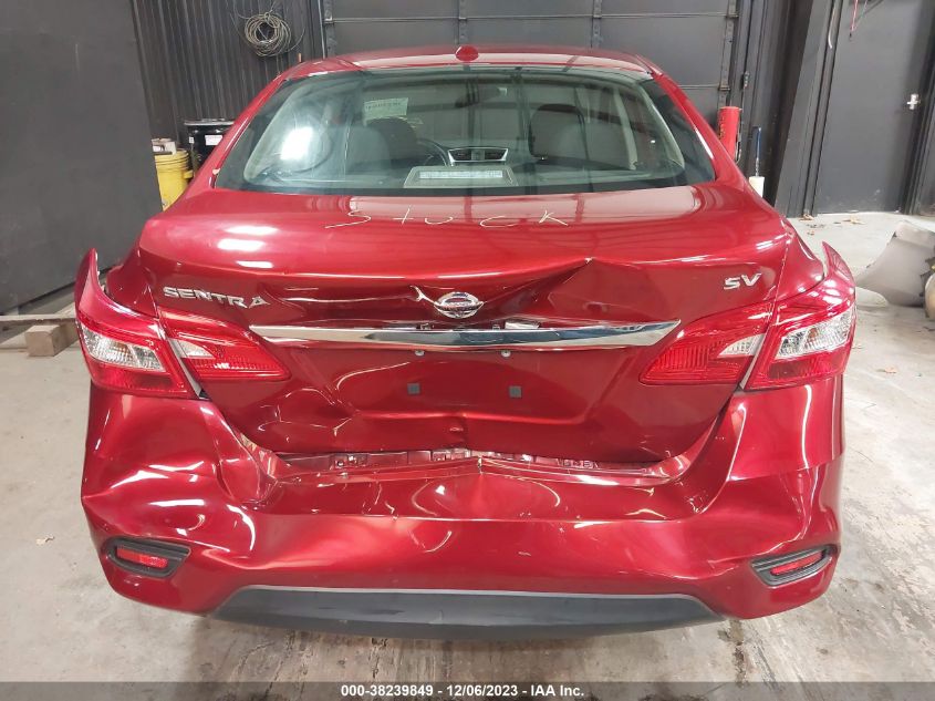 2019 Nissan Sentra Sv VIN: 3N1AB7AP7KY378461 Lot: 38239849