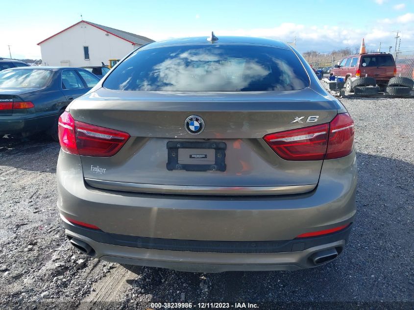 2018 BMW X6 xDrive35I VIN: 5UXKU2C54J0X51411 Lot: 38239986