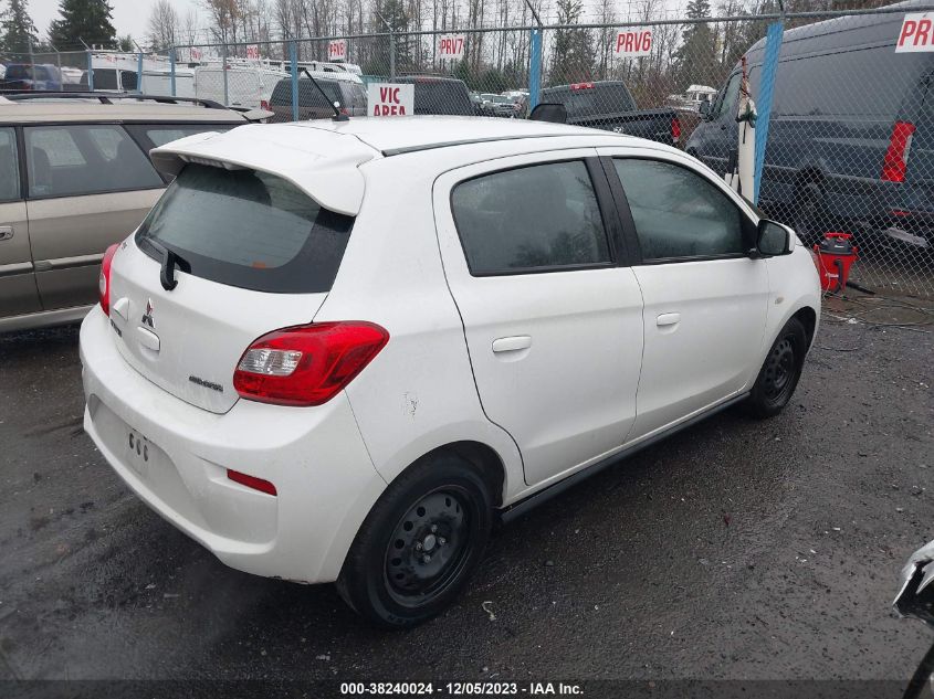 2018 Mitsubishi Mirage Es VIN: ML32A3HJ0JH004298 Lot: 38240024