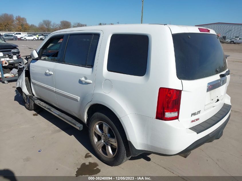 2015 Honda Pilot Ex VIN: 5FNYF3H48FB004754 Lot: 38240094