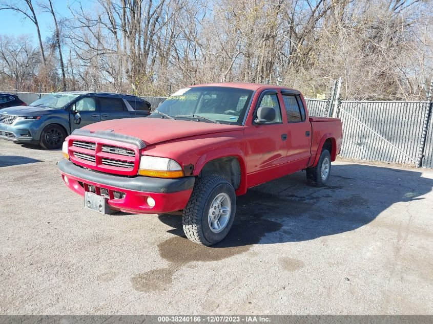 2000 Dodge Dakota Slt/Sport VIN: 1B7HG2AZ4YS604531 Lot: 38240186