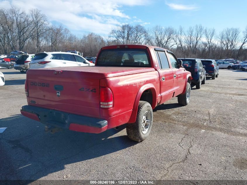 2000 Dodge Dakota Slt/Sport VIN: 1B7HG2AZ4YS604531 Lot: 38240186