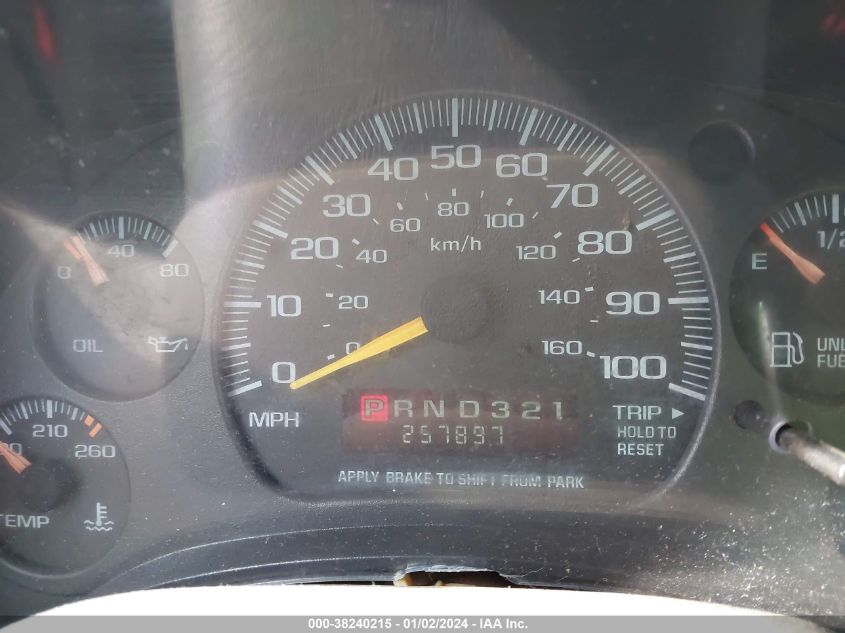 2001 GMC Safari Passenger Sle VIN: 1GKDM19W71B509919 Lot: 38240215