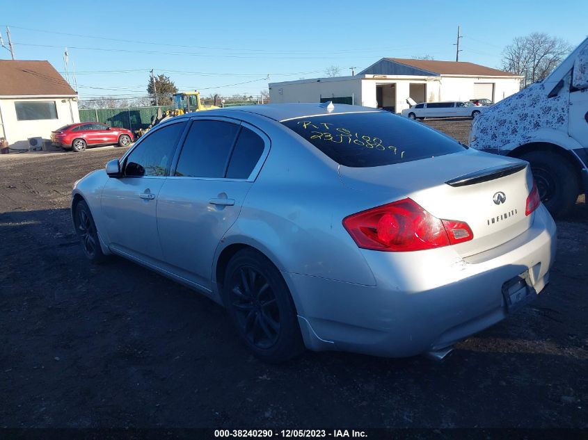 2007 Infiniti G35X VIN: JNKBV61F57M804375 Lot: 38240290