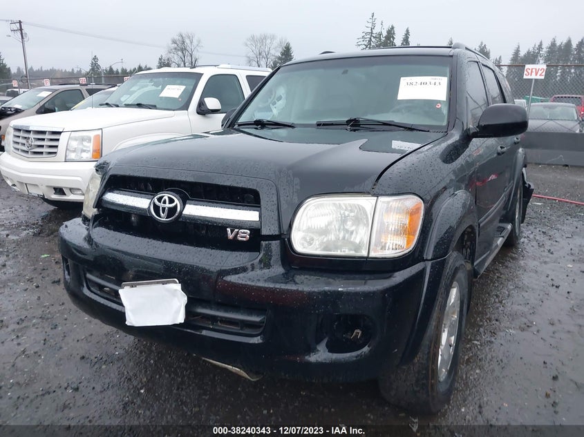 2006 Toyota Sequoia Sr5 V8 VIN: 5TDBT44A36S258657 Lot: 38240343