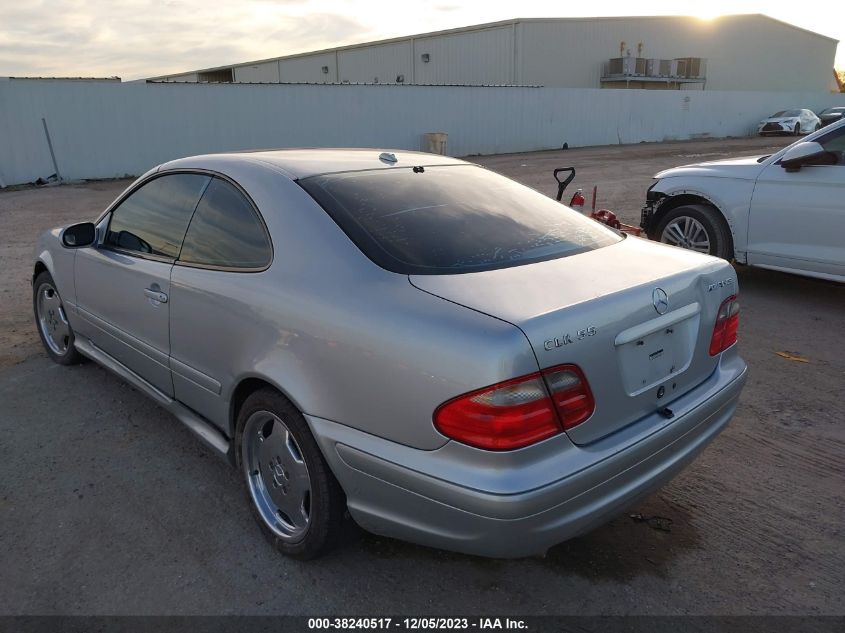 2001 Mercedes-Benz Clk-Class Amg VIN: WDBLJ74GX1F174228 Lot: 38240517